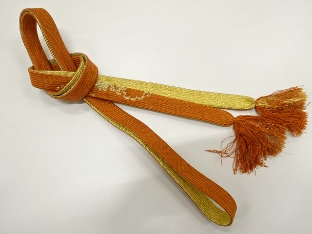 JAPANESE KIMONO / HAND-TIED OBIJIME